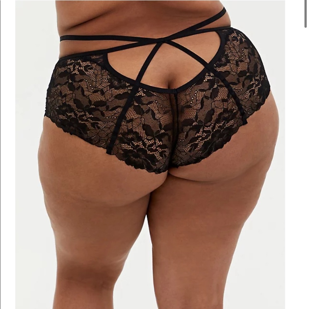 **NEW** Torrid Strappy Lace Open Back Panty